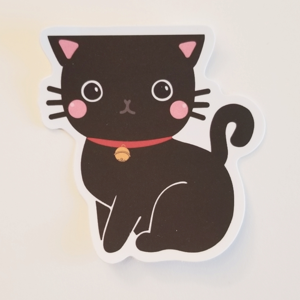 10/$10 Black Cat Sticker